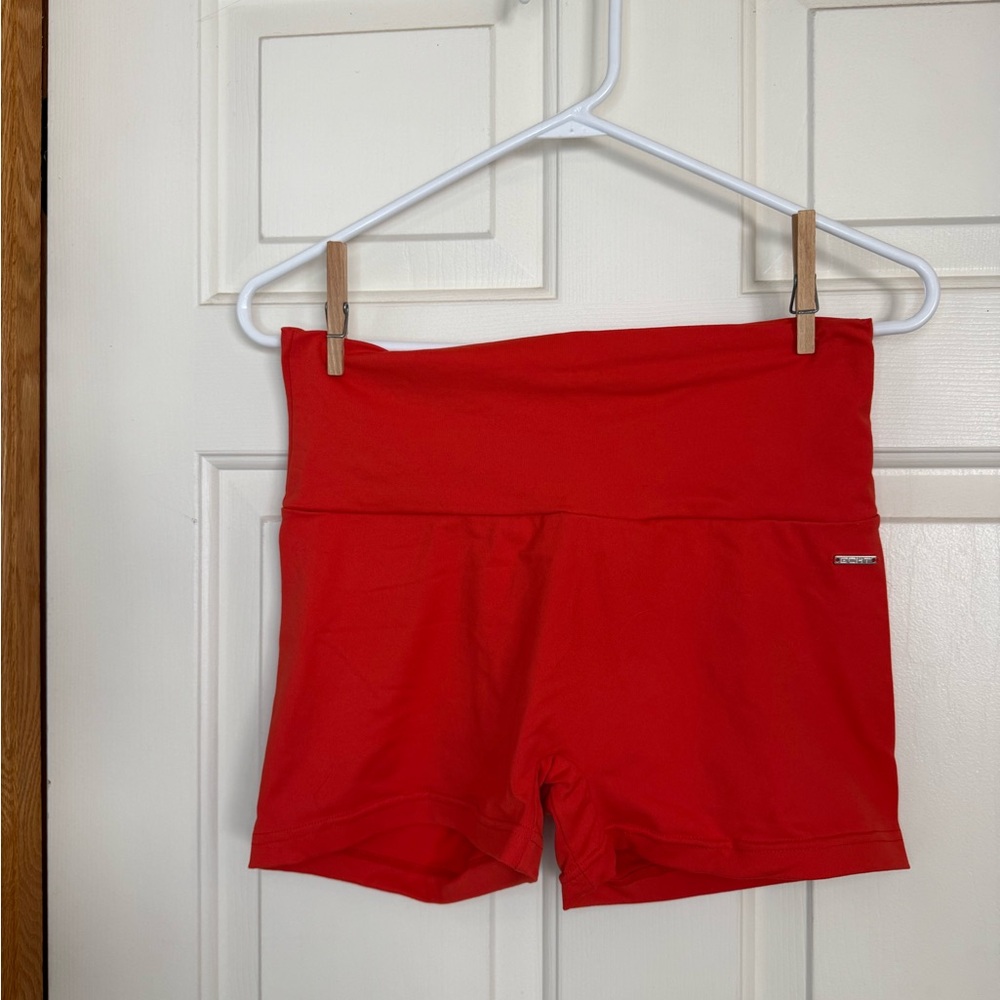 ECHT Red Women's Bike Shorts